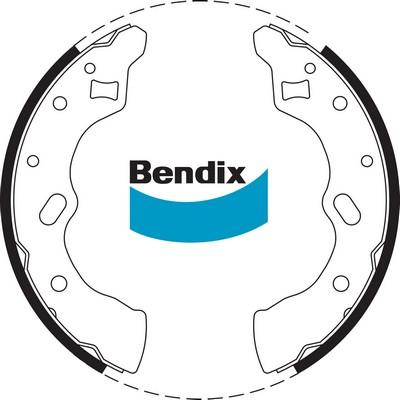 Bendix-AU BS1696 - Bremžu loku komplekts autospares.lv