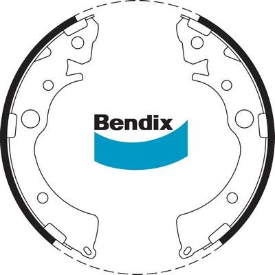 Bendix-AU BS1692 - Bremžu loku komplekts autospares.lv