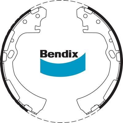 Bendix-AU BS1657 - Bremžu loku komplekts autospares.lv