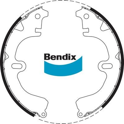 Bendix-AU BS1602 - Brake Shoe Set www.autospares.lv