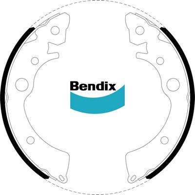 Bendix-AU BS1610 - Bremžu loku komplekts autospares.lv