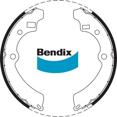 Bendix-AU BS1617 - Bremžu loku komplekts www.autospares.lv