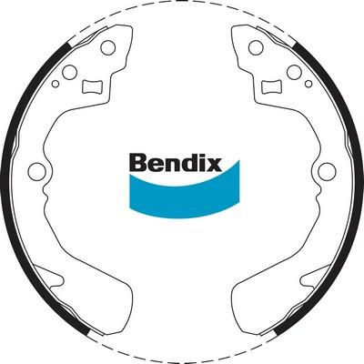 Bendix-AU BS1682 - Bremžu loku komplekts www.autospares.lv