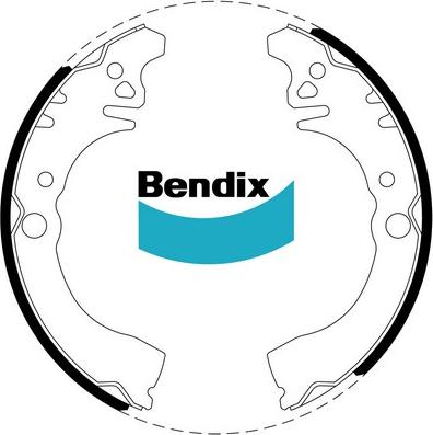 Bendix-AU BS1673 - Bremžu loku komplekts www.autospares.lv