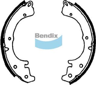 Bendix-AU BS1379 - Bremžu loku komplekts www.autospares.lv