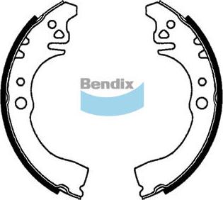 Bendix-AU BS1795 - Bremžu loku komplekts www.autospares.lv