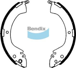 Bendix-AU BS1760 - Bremžu loku komplekts www.autospares.lv