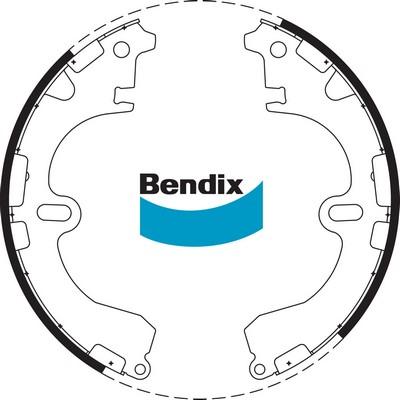 Bendix-AU BS1704 - Bremžu loku komplekts www.autospares.lv