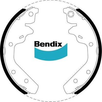 Bendix-AU BS1789 - Bremžu loku komplekts www.autospares.lv