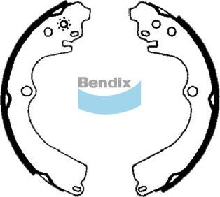 Bendix-AU BS1730 - Bremžu loku komplekts www.autospares.lv