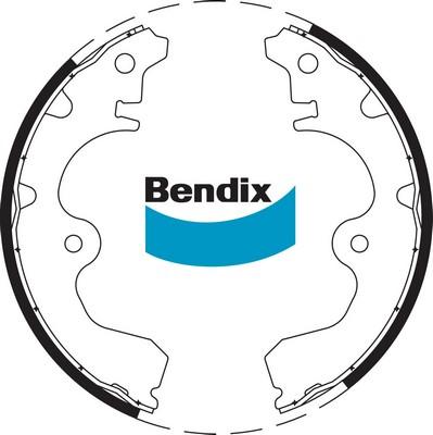 Bendix-AU BS1731 - Brake Shoe Set www.autospares.lv