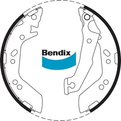 Bendix-AU BS1779 - Bremžu loku komplekts www.autospares.lv