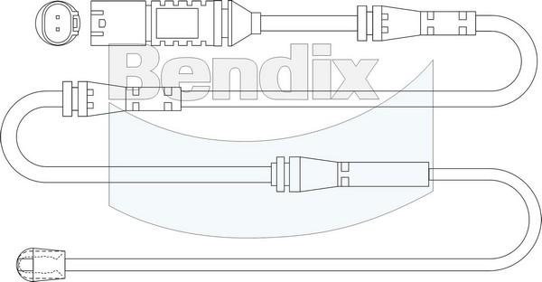 Bendix-AU BWS1156 - Indikators, Bremžu uzliku nodilums autospares.lv