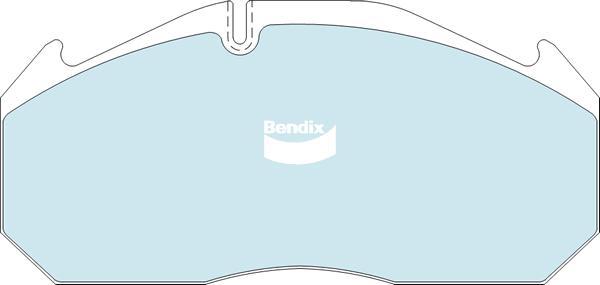 Bendix-AU CVP013PTHD - Brake Pad Set, disc brake www.autospares.lv