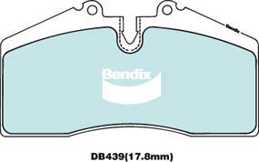 Bendix-AU DB439 ULT - Bremžu uzliku kompl., Disku bremzes www.autospares.lv