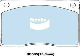 Bendix-AU DB585 ULT - Bremžu uzliku kompl., Disku bremzes autospares.lv