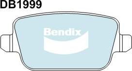 Bendix-AU DB1999 EURO+ - Bremžu uzliku kompl., Disku bremzes autospares.lv