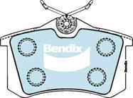 Bendix-AU DB1449 EURO+ - Тормозные колодки, дисковые, комплект www.autospares.lv