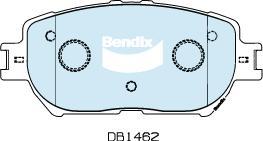 Bendix-AU DB1462 GCT - Bremžu uzliku kompl., Disku bremzes www.autospares.lv