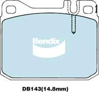 Bendix-AU DB143 HD - Bremžu uzliku kompl., Disku bremzes autospares.lv