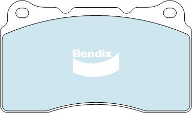 Bendix-AU DB1695 EURO+ - Bremžu uzliku kompl., Disku bremzes www.autospares.lv