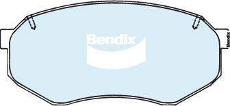 Bendix-AU DB1111 GCT - Тормозные колодки, дисковые, комплект www.autospares.lv