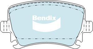 Bendix-AU DB1865 EURO+ - Тормозные колодки, дисковые, комплект www.autospares.lv