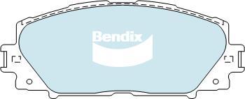 Bendix-AU DB1820 GCT - Тормозные колодки, дисковые, комплект www.autospares.lv