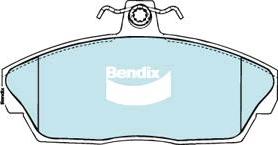 Bendix-AU DB1360 -4WD - Тормозные колодки, дисковые, комплект www.autospares.lv