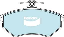 Bendix-AU DB1310 EURO+ - Тормозные колодки, дисковые, комплект www.autospares.lv