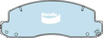 Bendix-AU DB1293 HD - Bremžu uzliku kompl., Disku bremzes www.autospares.lv