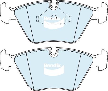 Bendix-AU DB1242 GCT - Brake Pad Set, disc brake www.autospares.lv