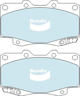 Bendix-AU DB1739 ULT - Brake Pad Set, disc brake www.autospares.lv