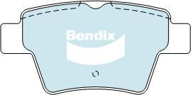 Bendix-AU DB2044 EURO+ - Тормозные колодки, дисковые, комплект www.autospares.lv