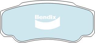 Bendix-AU DB2046 HD - Тормозные колодки, дисковые, комплект www.autospares.lv