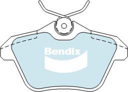 Bendix-AU DB2038 HD - Тормозные колодки, дисковые, комплект www.autospares.lv