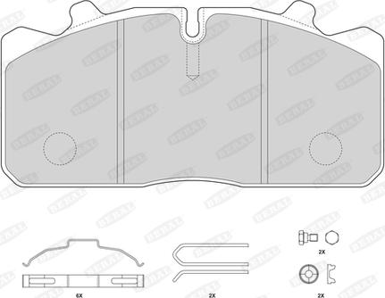 Beral 2908826004195684 - Bremžu uzliku kompl., Disku bremzes www.autospares.lv