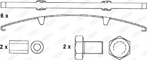 Beral 2903028004145504 - Bremžu uzliku kompl., Disku bremzes autospares.lv