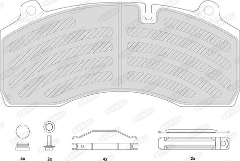 Beral 2918130004145814 - Bremžu uzliku kompl., Disku bremzes www.autospares.lv