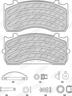 Beral 2918327004145503 - Bremžu uzliku kompl., Disku bremzes www.autospares.lv