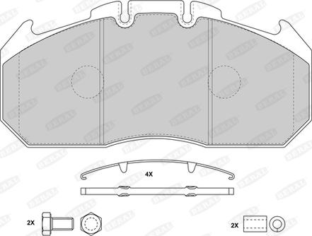 Beral 2913130004195684 - Bremžu uzliku kompl., Disku bremzes www.autospares.lv