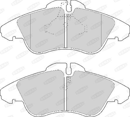 Beral 2157619004045073 - Тормозные колодки, дисковые, комплект www.autospares.lv