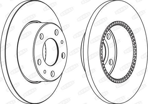 Beral BCR196A - Bremžu diski www.autospares.lv