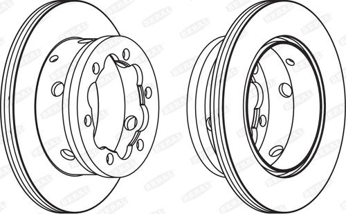 Beral BCR191A - Bremžu diski www.autospares.lv