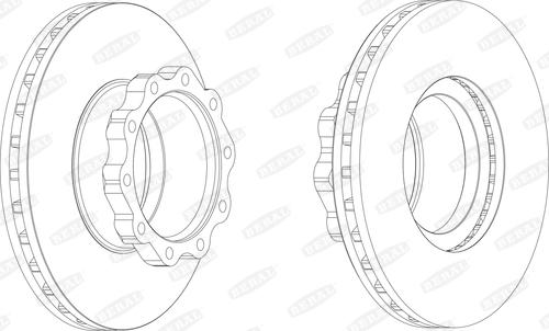 Beral BCR144A - Bremžu diski www.autospares.lv