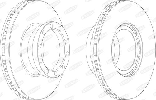 Beral BCR146A - Bremžu diski www.autospares.lv