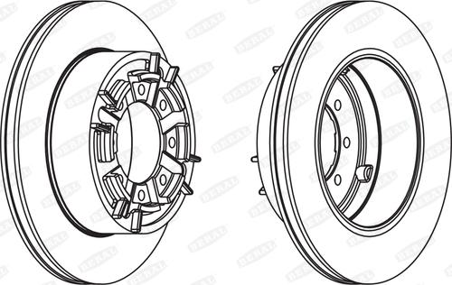 Beral BCR140A - Bremžu diski www.autospares.lv