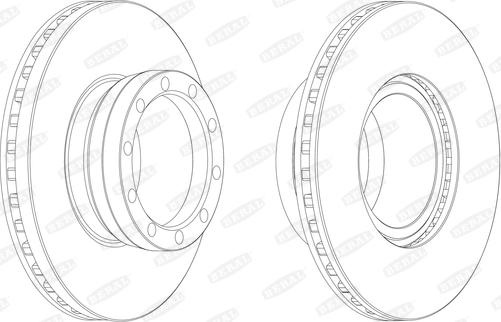 Beral BCR143A - Bremžu diski www.autospares.lv