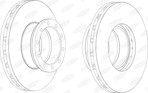 Beral BCR151A - Bremžu diski www.autospares.lv