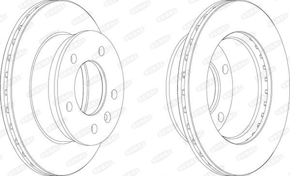 Beral BCR153A - Тормозной диск www.autospares.lv